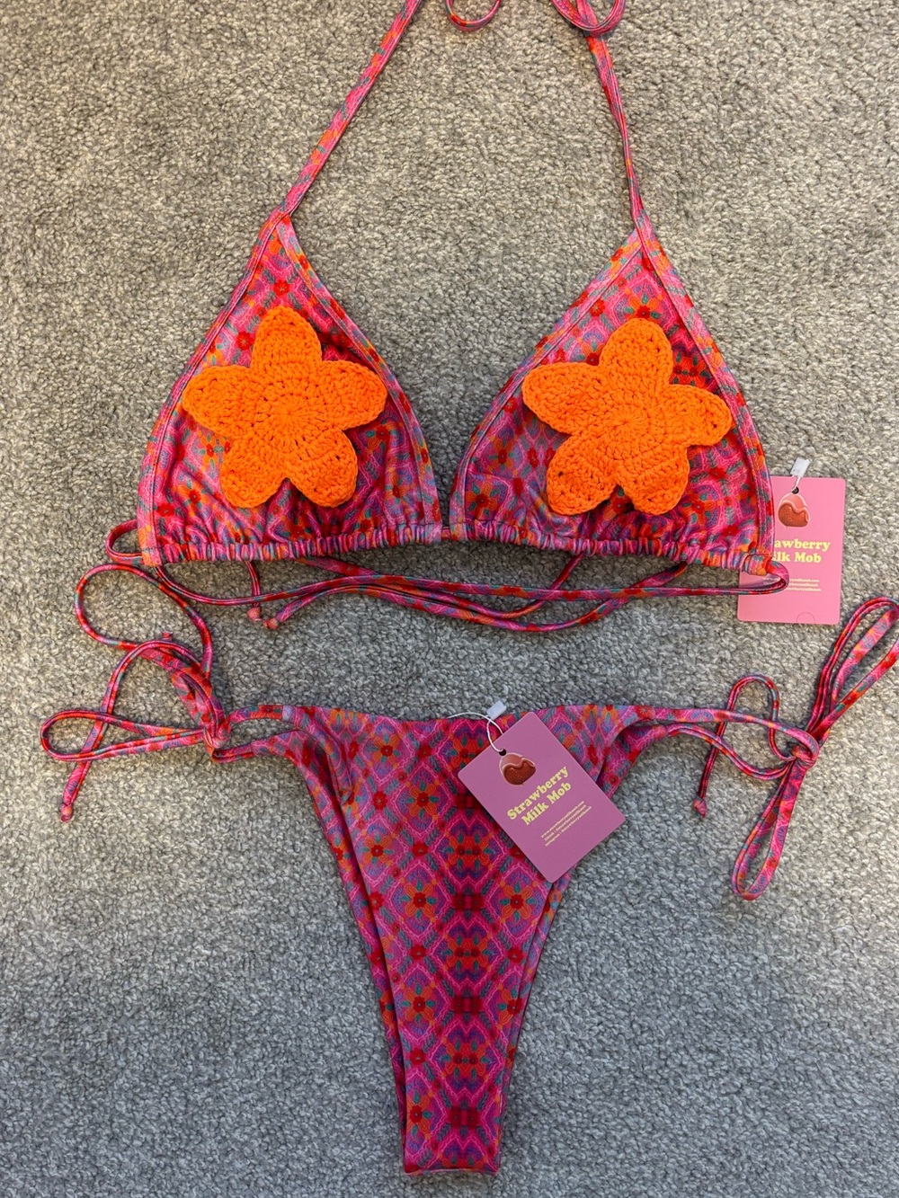 Strawberry Milk Mob Azalea Bikini